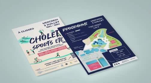 Flyer et programme des activités Cholet Sports Été 2024